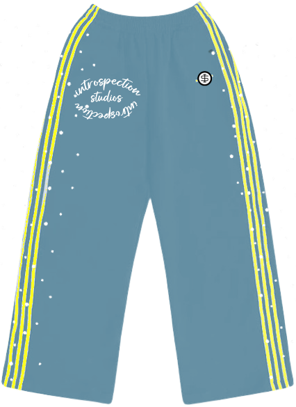 Rhinestone Trackpants (Blue)